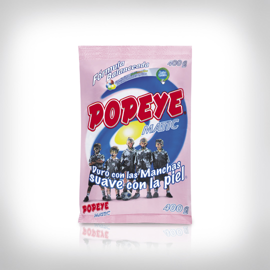 Detergente en Polvo Popeye Matic